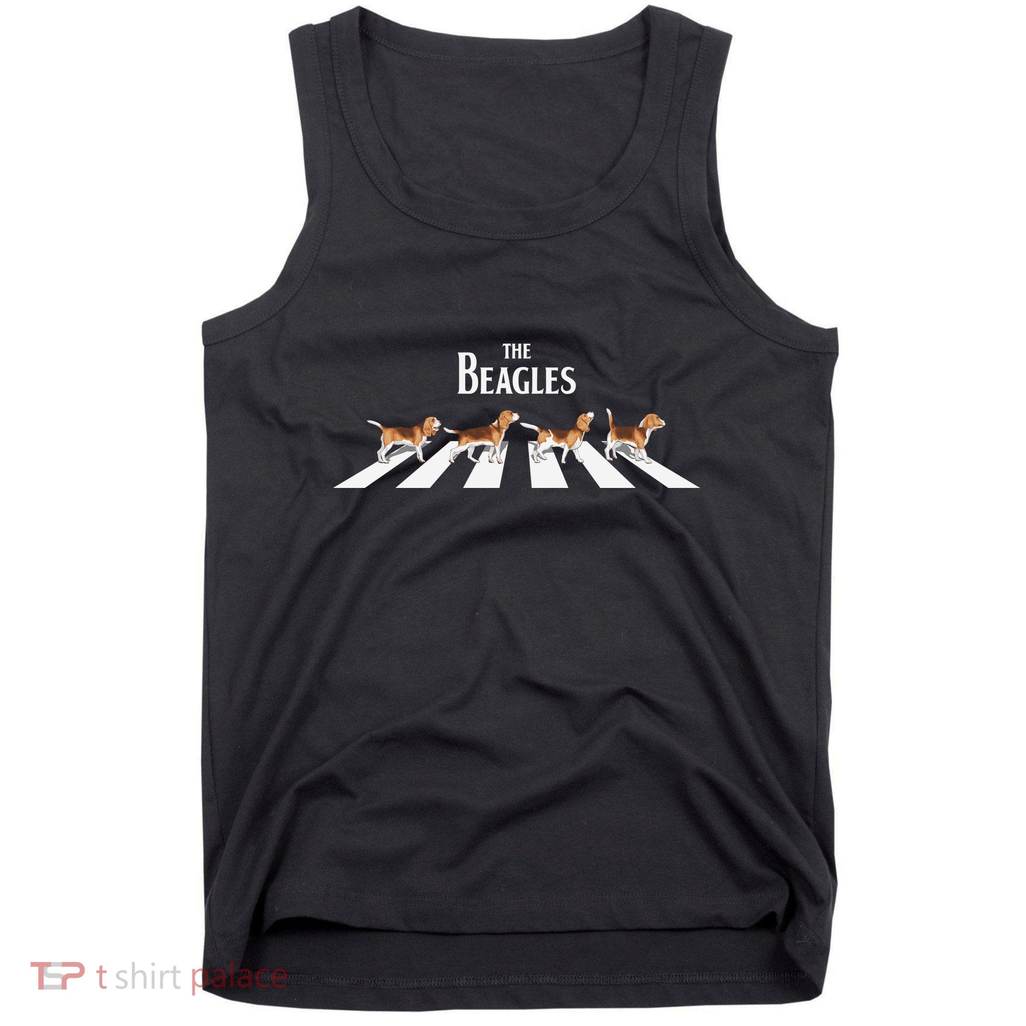 Funny The Beagles Album Spoof Tank Top