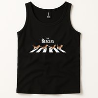 Funny The Beagles Album Spoof Tank Top