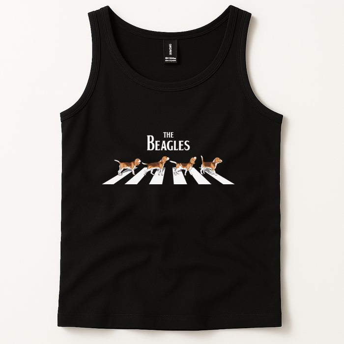 Funny The Beagles Album Spoof Tank Top