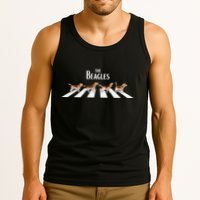 Funny The Beagles Album Spoof Tank Top