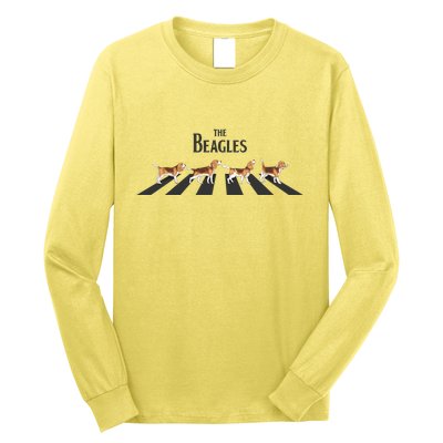 Funny The Beagles Album Spoof Long Sleeve Shirt