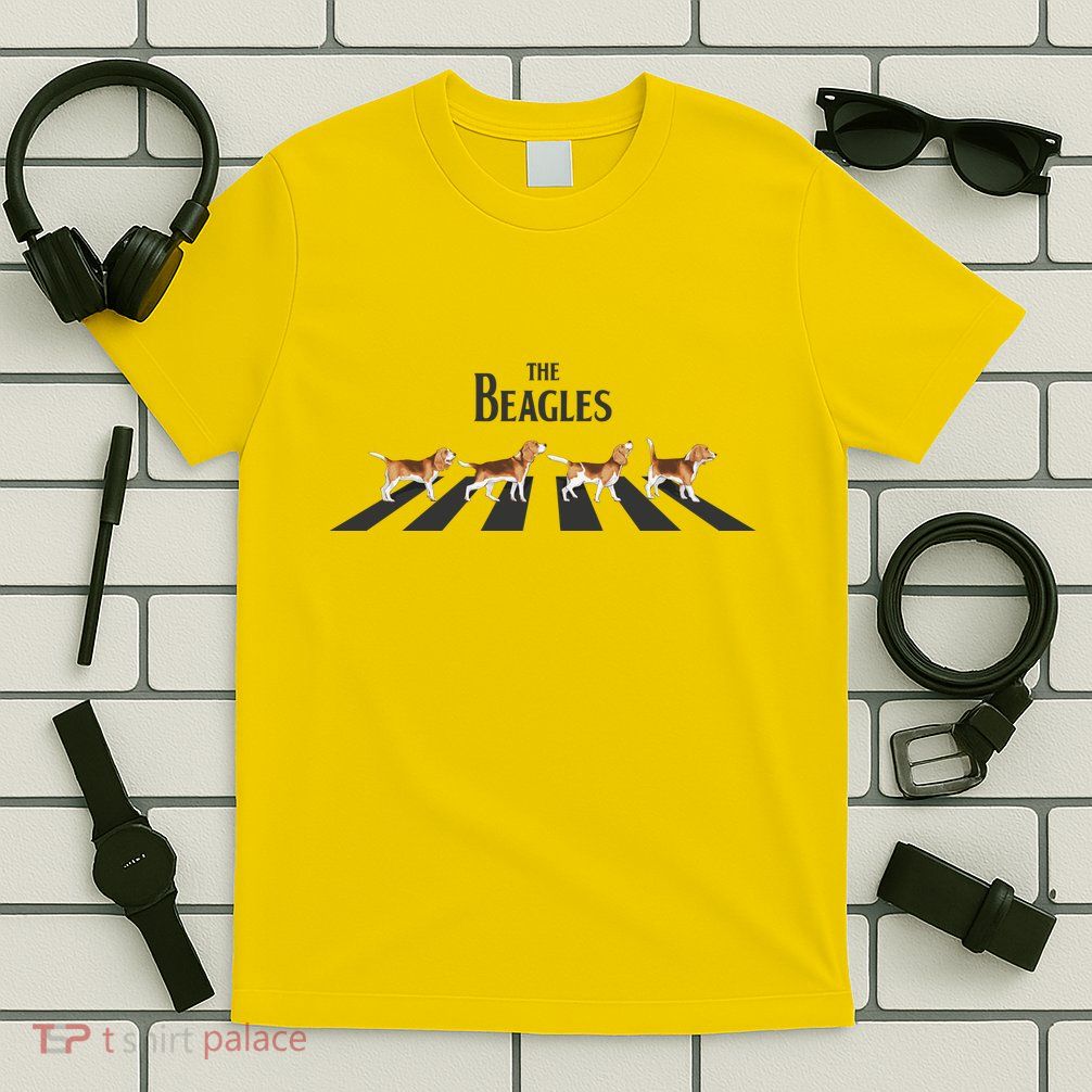 Funny The Beagles Album Spoof T-Shirt