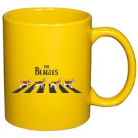 Funny The Beagles Album Spoof 11oz C Handle Ceramic Mug