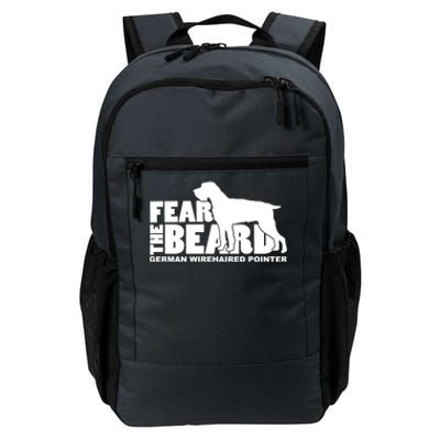 Fear The Beard Gift Ger Wirehaired Pointer Gift Cute Gift Daily Commute Backpack