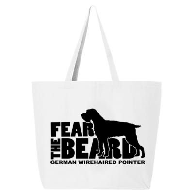 Fear The Beard Gift Ger Wirehaired Pointer Gift Cute Gift 25L Jumbo Tote