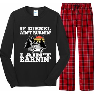 Funny Trucker Big Rigs Semigifttrailer Diesel Truck Driver Gift Long Sleeve Pajama Set