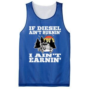 Funny Trucker Big Rigs Semigifttrailer Diesel Truck Driver Gift Mesh Reversible Basketball Jersey Tank