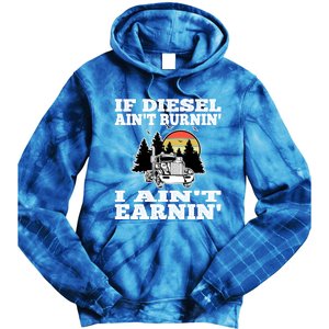 Funny Trucker Big Rigs Semigifttrailer Diesel Truck Driver Gift Tie Dye Hoodie