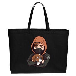 Free The Beagles Gift Animal Liberation Front Gift Vegan Design Gift Cotton Canvas Jumbo Tote