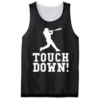 Funny Touchdown Baseball Football Sports Gift Mesh Reversible Basketball Jersey Tank