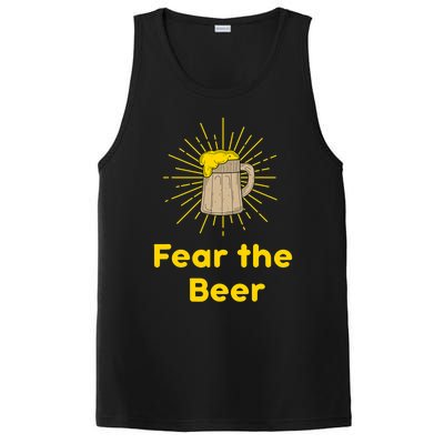 Fear The Beer Shirt Funny Gift PosiCharge Competitor Tank