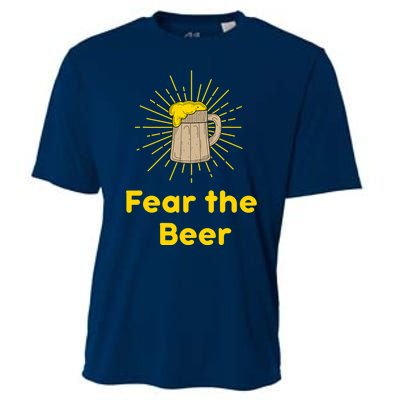 Fear The Beer Shirt Funny Gift Cooling Performance Crew T-Shirt