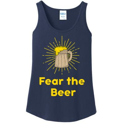 Fear The Beer Shirt Funny Gift Ladies Essential Tank