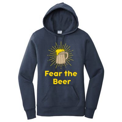 Fear The Beer Shirt Funny Gift Women's Pullover Hoodie