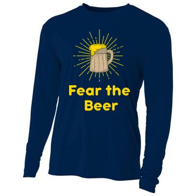 Fear The Beer Shirt Funny Gift Cooling Performance Long Sleeve Crew