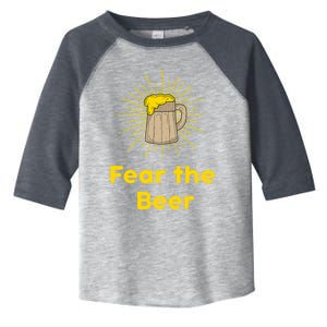 Fear The Beer Shirt Funny Gift Toddler Fine Jersey T-Shirt