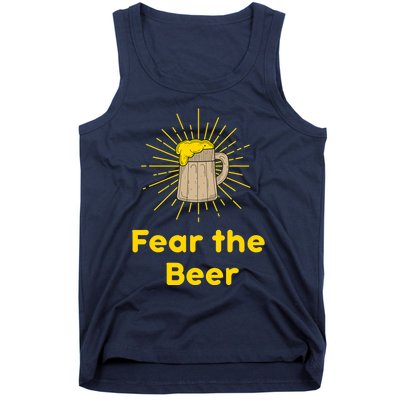 Fear The Beer Shirt Funny Gift Tank Top