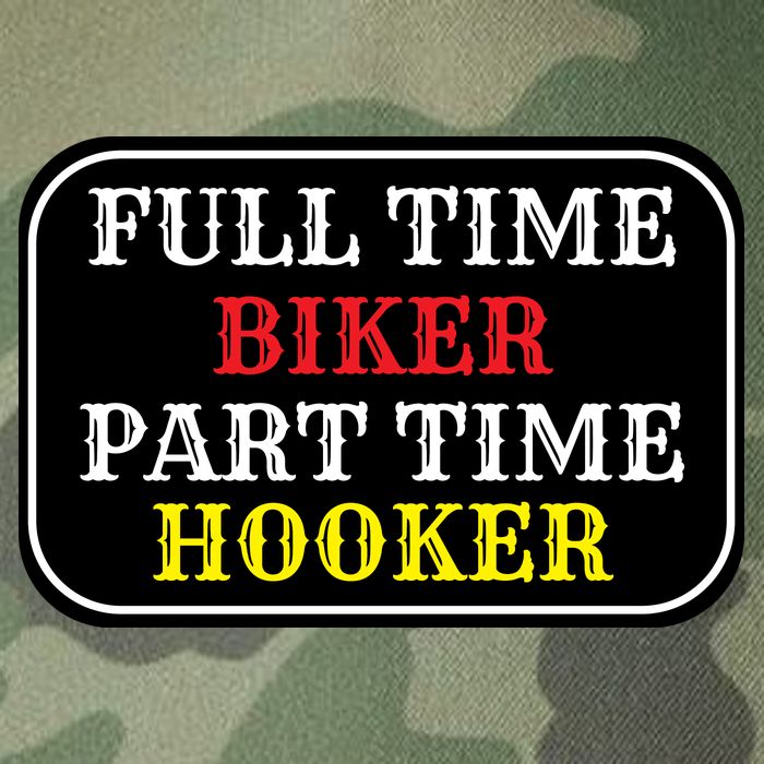 Full Time Biker, Part Time Hooker Legacy Tie Dye Trucker Hat
