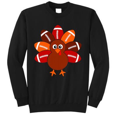 Football Turkey Balls Thanksgiving Sweatshirt