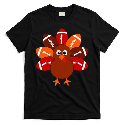 Football Turkey Balls Thanksgiving T-Shirt