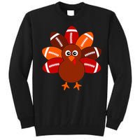 Football Turkey Balls Thanksgiving Tall Sweatshirt