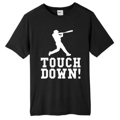 Funny Touchdown Baseball Football Sports Gift Cute Gift Tall Fusion ChromaSoft Performance T-Shirt