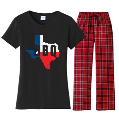 Funny Texas BBQ Grilling Or Smoking Meat Women's Flannel Pajama Set