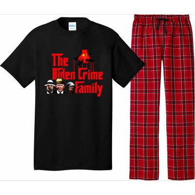 Funny The Biden Crime Family Anti Biden Liberals Democrats Pajama Set