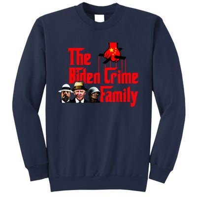 Funny The Biden Crime Family Anti Biden Liberals Democrats Sweatshirt