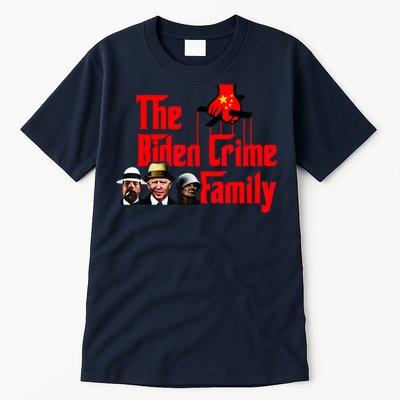 Funny The Biden Crime Family Anti Biden Liberals Democrats Tall T-Shirt