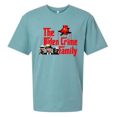 Funny The Biden Crime Family Anti Biden Liberals Democrats Sueded Cloud Jersey T-Shirt