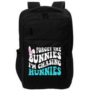 Forget The Bunnies Im Chasing Hunnies Funny Easter Impact Tech Backpack