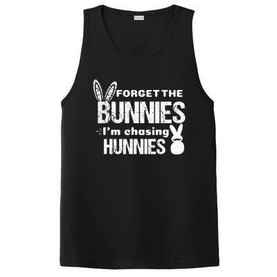 Forget The Bunnies I'm Chasing Hunnies PosiCharge Competitor Tank