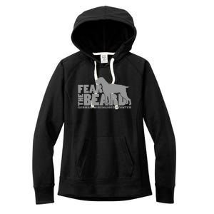 Fear The Beard Ger Wirehaired Pointer Gift Women's Fleece Hoodie