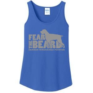 Fear The Beard Ger Wirehaired Pointer Gift Ladies Essential Tank