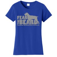 Fear The Beard Ger Wirehaired Pointer Gift Women's T-Shirt