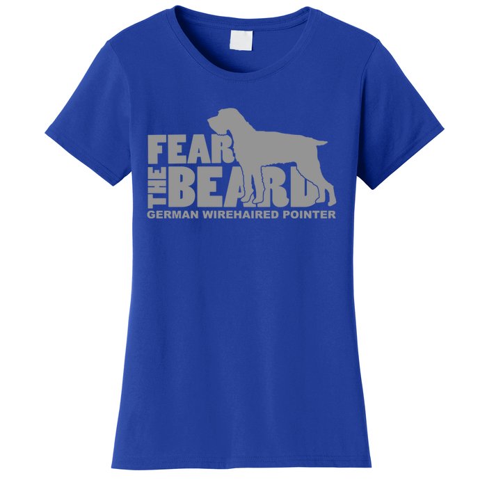 Fear The Beard Ger Wirehaired Pointer Gift Women's T-Shirt