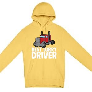 Funny Trucker Big Rig Semi Trailer Truck Driver Lorry Cute Gift Premium Pullover Hoodie