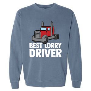 Funny Trucker Big Rig Semi Trailer Truck Driver Lorry Cute Gift Garment-Dyed Sweatshirt