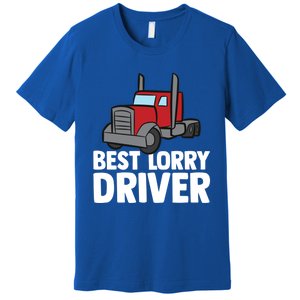 Funny Trucker Big Rig Semi Trailer Truck Driver Lorry Cute Gift Premium T-Shirt