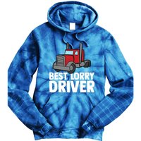 Funny Trucker Big Rig Semi Trailer Truck Driver Lorry Cute Gift Tie Dye Hoodie