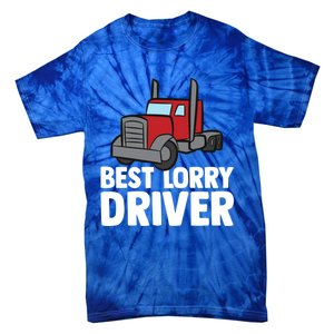 Funny Trucker Big Rig Semi Trailer Truck Driver Lorry Cute Gift Tie-Dye T-Shirt