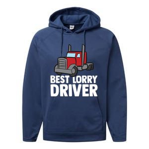 Funny Trucker Big Rig Semi Trailer Truck Driver Lorry Cute Gift Performance Fleece Hoodie