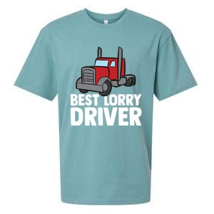 Funny Trucker Big Rig Semi Trailer Truck Driver Lorry Cute Gift Sueded Cloud Jersey T-Shirt