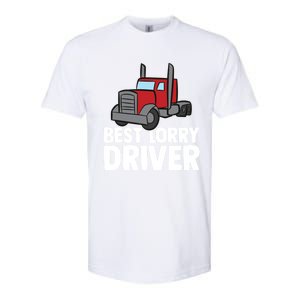 Funny Trucker Big Rig Semi Trailer Truck Driver Lorry Cute Gift Softstyle CVC T-Shirt