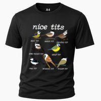 Funny Tit Birds Birdwatcher Cooling Performance Crew T-Shirt
