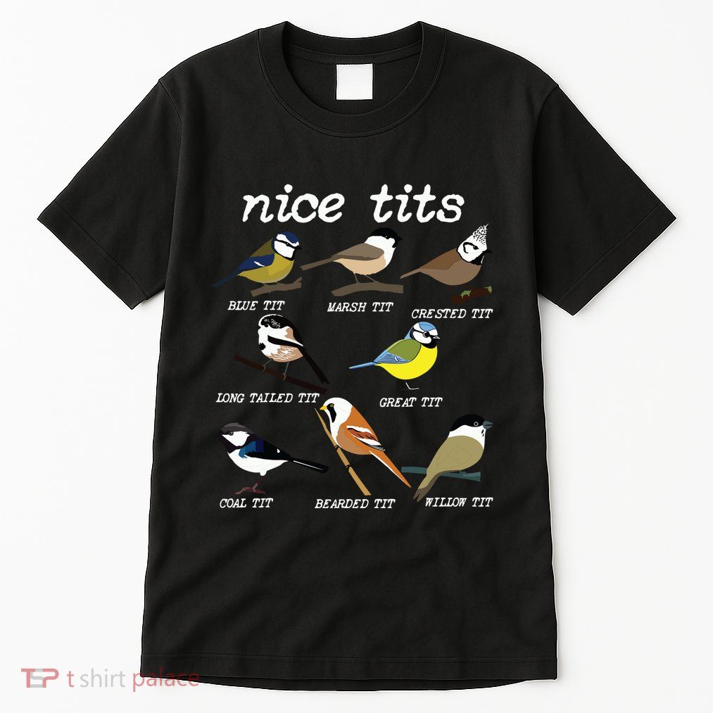 Funny Tit Birds Birdwatcher Tall T-Shirt