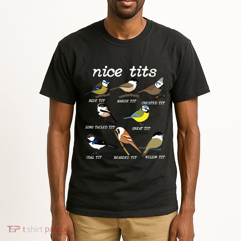 Funny Tit Birds Birdwatcher Tall T-Shirt