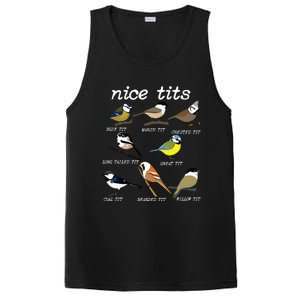 Funny Tit Birds Birdwatcher PosiCharge Competitor Tank