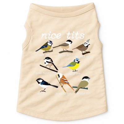 Funny Tit Birds Birdwatcher Doggie Tank